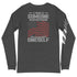 A Hero Is Someone Who Has Given His Life To Something Bigger Than Oneself Unisex Long Sleeve Tee (Back Design) - Mainstream Freedom